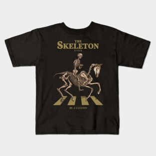 Vintage Rider The Skeleton Kids T-Shirt